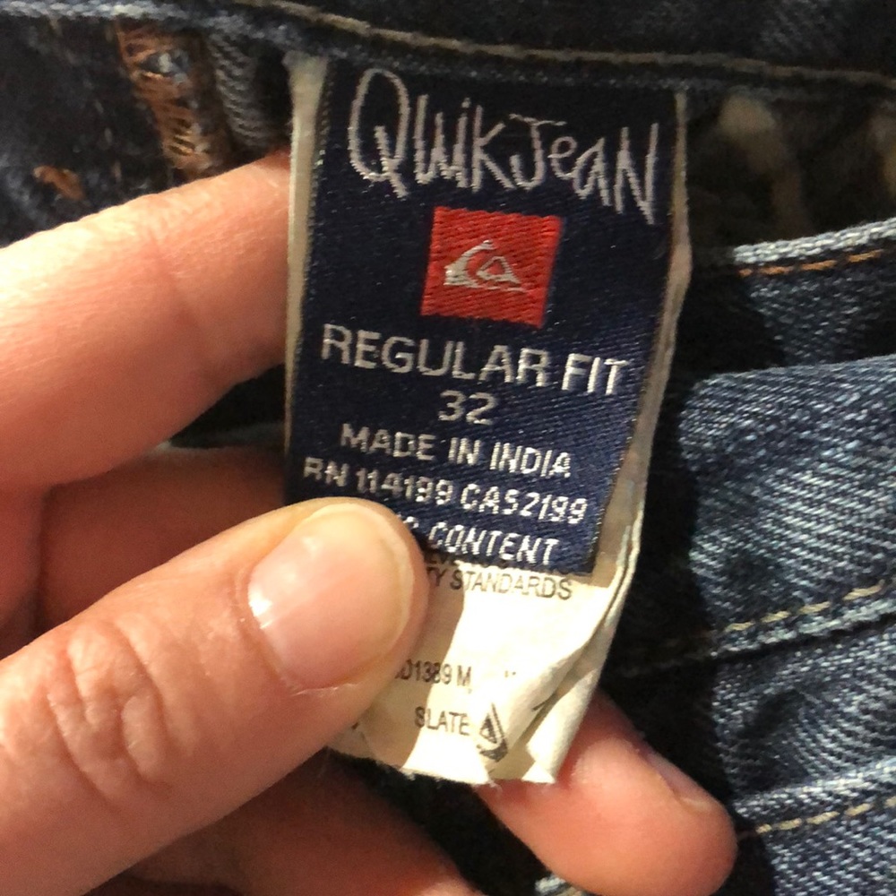 Quicksilver regular fit jeans size 32 - Picture 7 of 8
